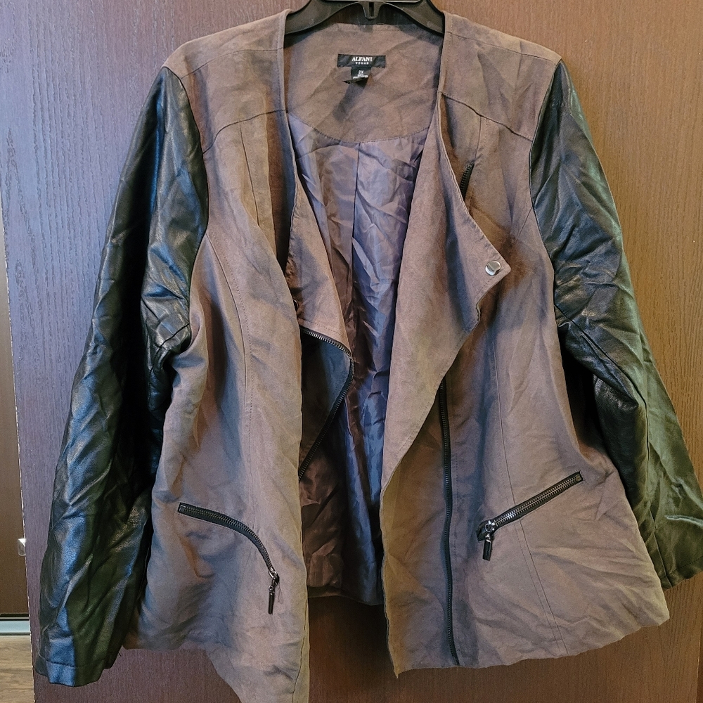 Faux Leather Jacket